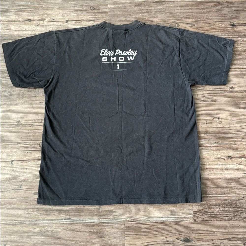 VINTAGE 1996 ELVIS PRESLEY SHOW 1 CONCERT BAND TEE SINGLE STITCH MENS XL - Picture 6 of 7